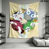 Keroro Wall Tapestry Aesthetic Wall Hanging Printed Fabric Blanket Decorative Tapestries for Bedroom Living Room Home Decor