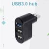 3 In 1 USB Hubs Adapter Dual USB 3.0 TV Output Port