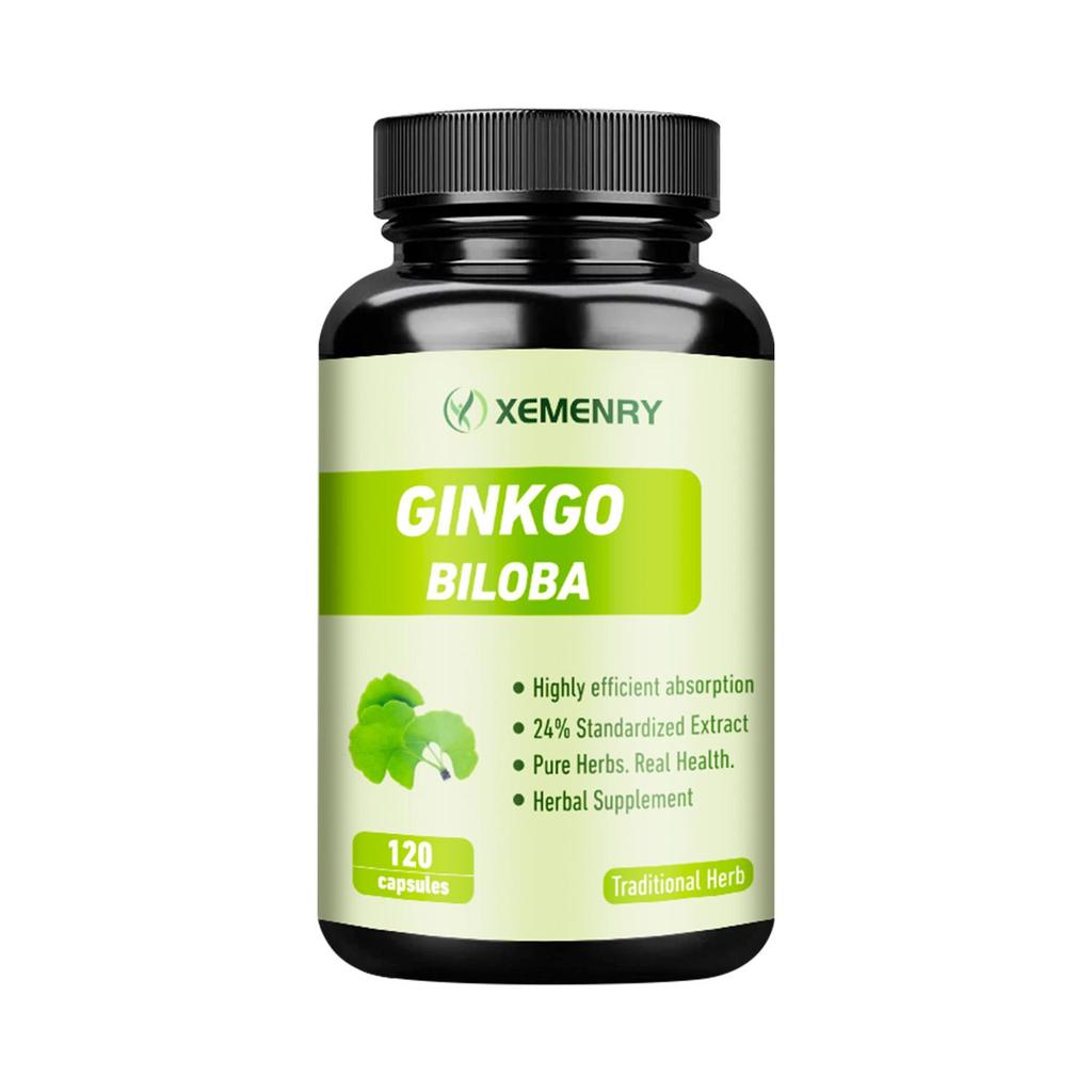 Ginkgo Biloba - Brain Health, Mind & Memory Circulation, Metabolism Booster