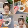 Children Crown Headdress Princess Head Ropes Korea Beads Flowers Little Girls Tie Hair Head Rubber Band Accessories