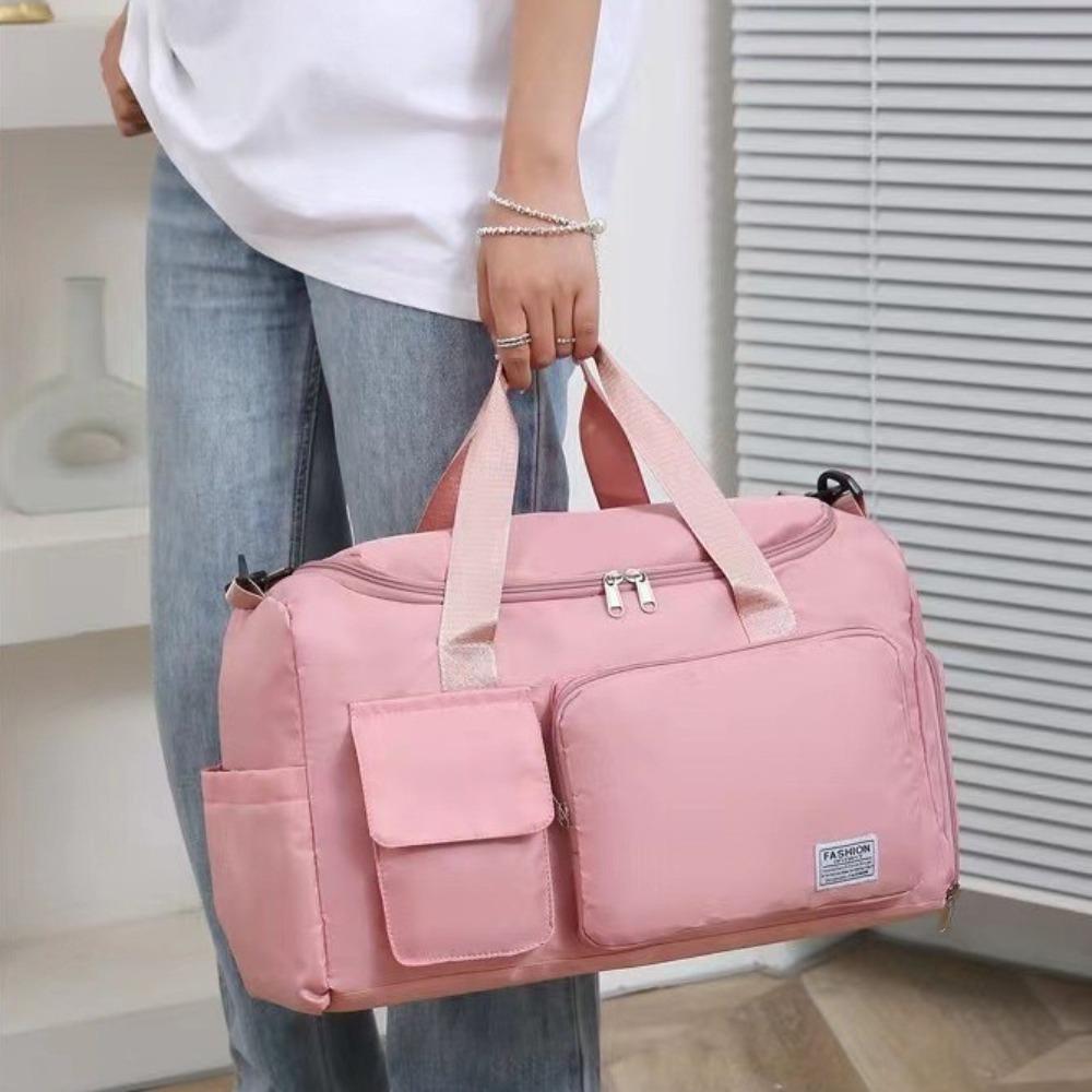 Oxford Travel Luggage Bag Foldable Large Capacity Handbag Storage Bag Nylon Duffle Bag Sports