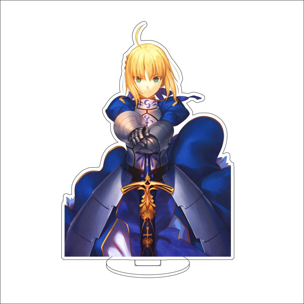 16 см Аниме Fate stay night Косплей Акриловая подставка Украшения Сакура Мато/Иллиясвиль фон Айнцберн Фигурка-подставка Хэллоуин Подарки