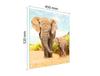 GLASS CUTTING BOARD 45x52 Elephant