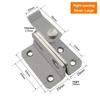 Stainless Steel Door Latch Anti-theft Sliding Bolts Lock Cabinet Latches Fitting  Home Hardware