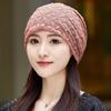 Summer Ladies Loose Fit Floral Pattern Cotton Polyester Hat With Waterdiamond Embellishments