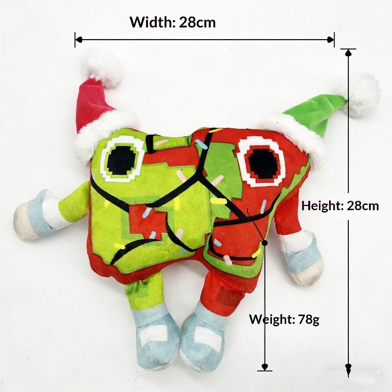 New Christmas Holiday Plush Soft Anime Plush Collectible Christmas Gift Girl 28cm Festive 67 Plush Steal A Brainrot 67 Plush Toy Christmas Decoration