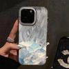Чехол для телефона «Пейзаж снежной горы» с перьями для Samsung Galaxy S25 Ultra S24 S23 S22 S21 Plus S20 FE A15 A35 A55 Жесткая задняя крышка