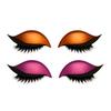 2 Lazy Stickers Eye Shadow Eyelash Pairs Reusable Eye Makeup Stickers
