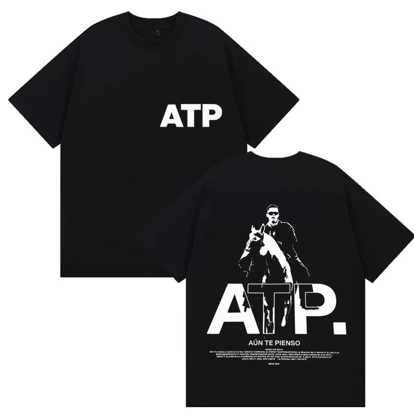 2025 Summer NQK Atpunte Pienso Concert Album Tshirt Male Y2K Hip Hop Goth Short Sleeve Fashion High Quality Cotton Tshirt