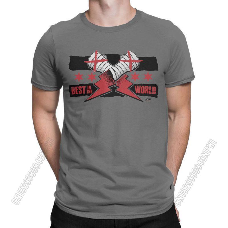 Unisexs Cm Punk Aew Best In The World T Shirt Cotton Clothing Vintage Stylish Chic Crewneck Tee Shirt Gift Tshirts
