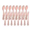 16Pcs Stainless Steel Teaspoon and Fruit Fork Set Afternoon Tea Small Dessert Spoon Fork Kitchen Tableware Western Style Dinnerware