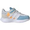 Adidas Originals Retropy F2 Comfortable Fashion Durable Low-Top Walking Shoes Baby Shoes White Blue JS2479