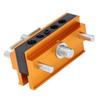 6 Bushings Woodworking Drilling Guide Adjustable Width Doweling Jig  Furniture Making
