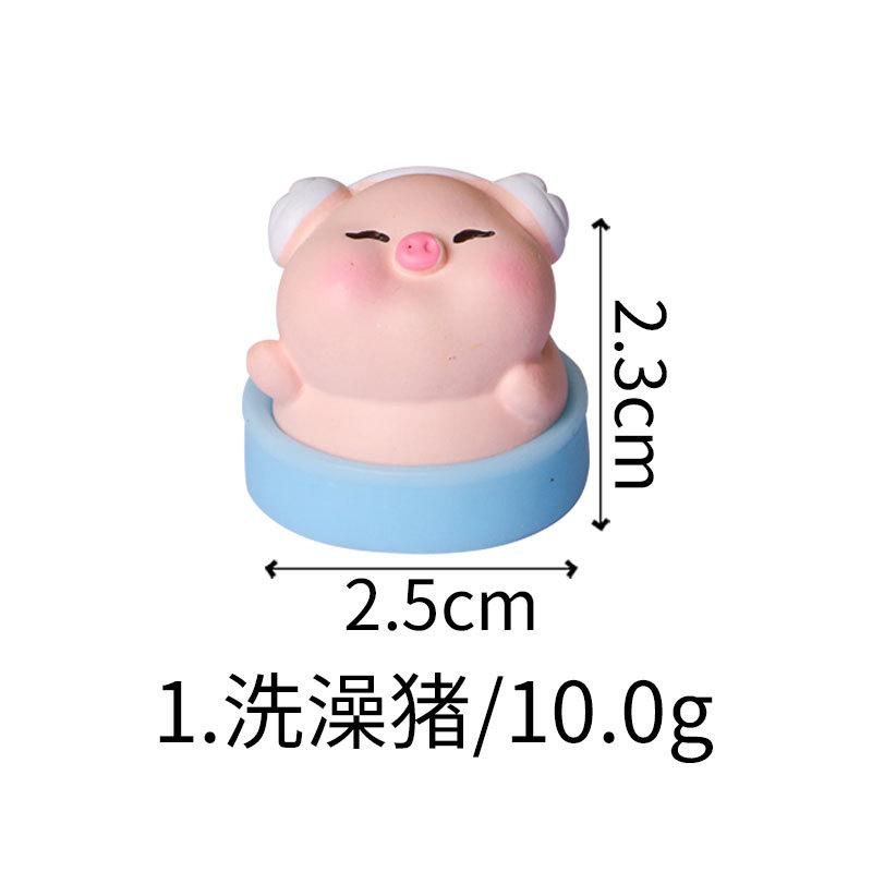 6 шт./компл., креативные милые миниатюрные миниатюрные куклы-копилки из смолы, украшения в виде животных, сделай сам, сказочное украшение для сада, микропейзаж