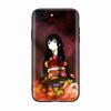 Черный чехол для Xiaomi Redmi 13C Note 9 iPhone XR 7 8 14 15 11 12 13 X XS Pro Max Samsung A25 S23 S24 FE Ultra Plus Hell Girl