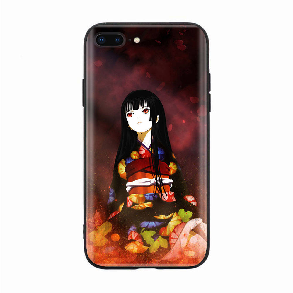 Черный чехол для Xiaomi Redmi 13C Note 9 iPhone XR 7 8 14 15 11 12 13 X XS Pro Max Samsung A25 S23 S24 FE Ultra Plus Hell Girl