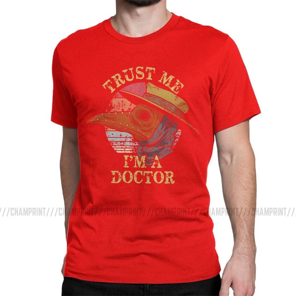 Plague Doctor Trust Me I M A Doctor Men S T Shirt Horror Halloween Black Death