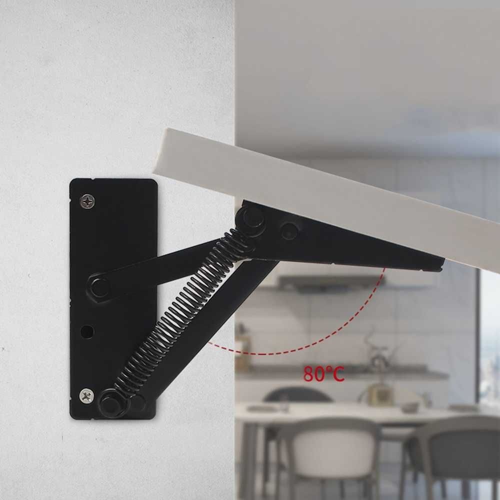 2pcs 80 Degree Spring Hinges Bridge Shaped Cabinet Door Support Durable Door Hinge  Cupboard