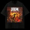 Вы искали DOOM Винтажная стираная оверсайз футболка Мужская Женская Хип-хоп Уличная одежда Y2k Харадзюку Хлопок Короткий рукав Высокое качество Женская Мужская Одежда