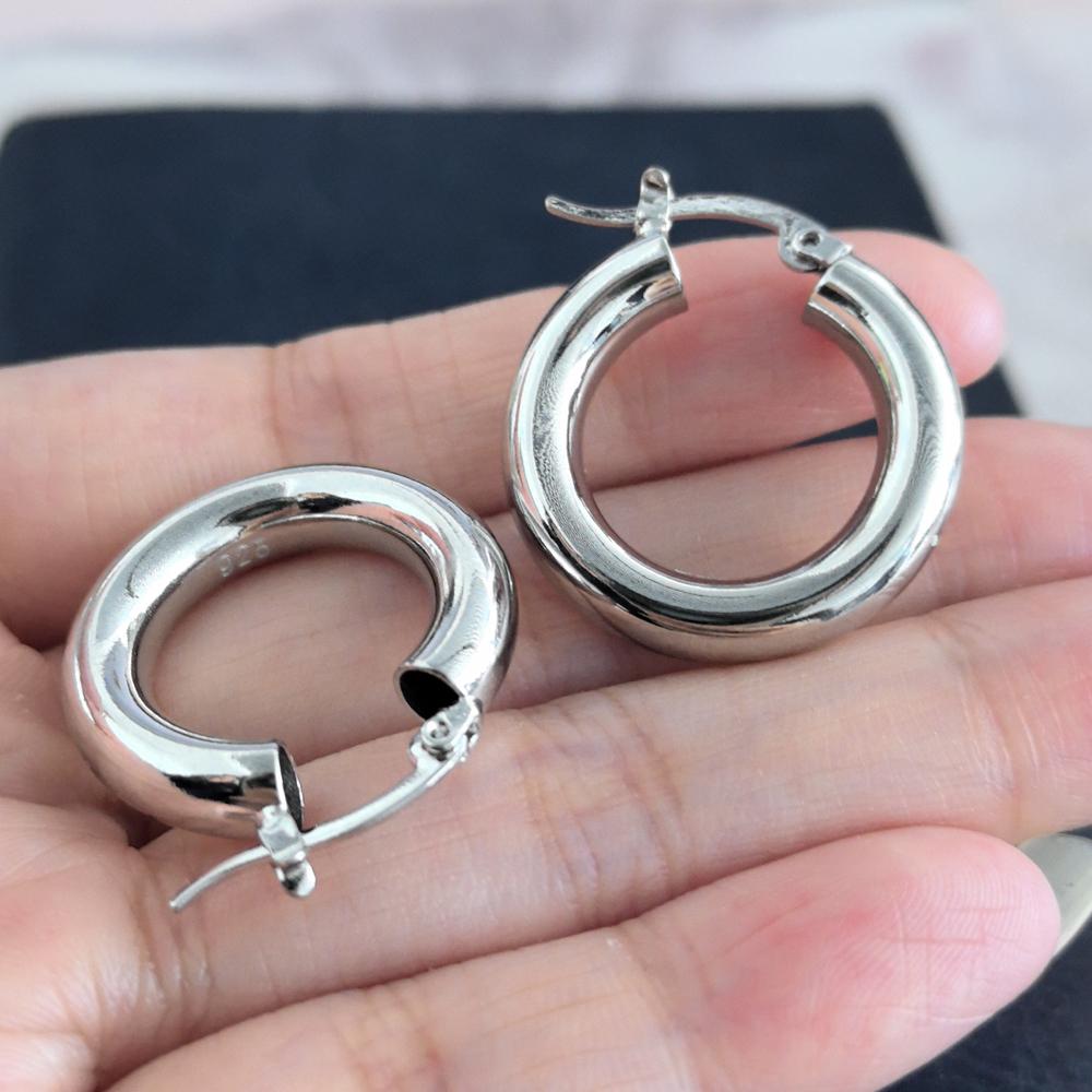 925 Silver CZ Star Moon Asymmetric Hoop Earrings for Women Girls Gold Silver Color Party Jewelry Gifts