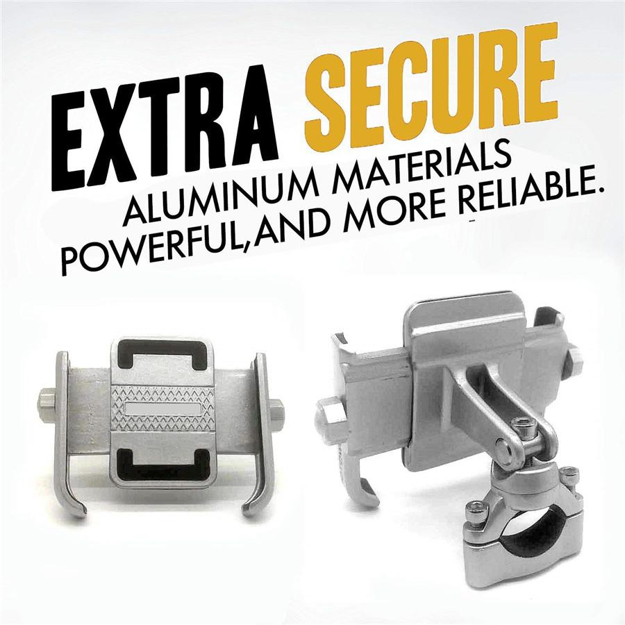 Алюминиевое мотоциклетное крепление на руль велосипеда, держатель 360° для GPS, мобильного сотового телефона