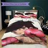 Ashita no Joe Pattern Bedding,Quilt Set Quilt Cover Pillowcase Home Birthday Gift(1 * duvet cover + 2 * pillowcase, without core)_lx