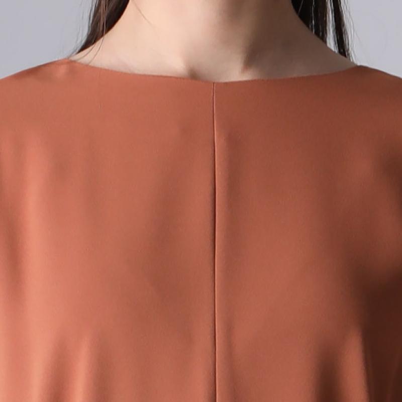 [Она S miSS] Элегантное однотонное платье с поясом Джейн