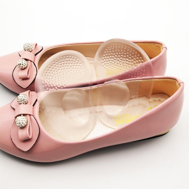Self-Adhesive Silicone Forefoot Pads for Shock Absorption, Anti-Slip, Anti-Pain—Ideal for High Heels