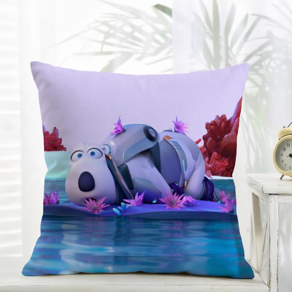 Cute BBackkom Cushion Cover Daily Washable Linen Pillowcase Soft for Sofa Bed Home Room Decor