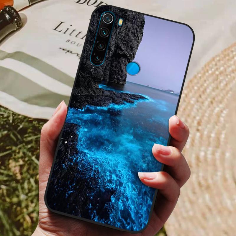 Для Xiaomi Redmi Note 8 2021 / 8T Задняя крышка Силиконовый чехол для телефона Для Redmi Note 8T Note8T 8 T Funda Note8 Pro Coque Бамперный чехол
