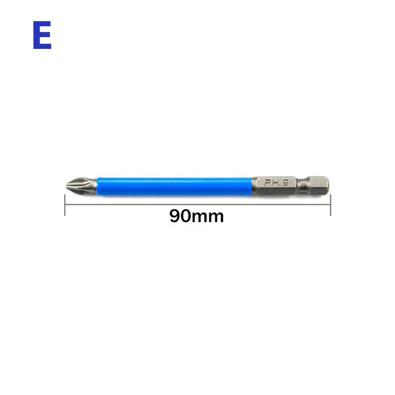 Магнитные противоскользящие электрические отвертки с шестигранным хвостовиком 1/4 дюйма, точность Ph2