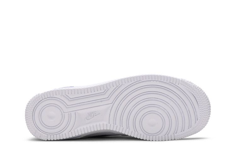 Детские кроссовки Nike Air Force 1 Low Sketch White Royal (GS) Белый/Королевский/Белый