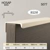 BCD-Minimalist Wardrobe Kitchen Cabinet Invisible Edge Banding Pulls Handles Khaki Beige Arc Drawer Furniture Hardware Handles
