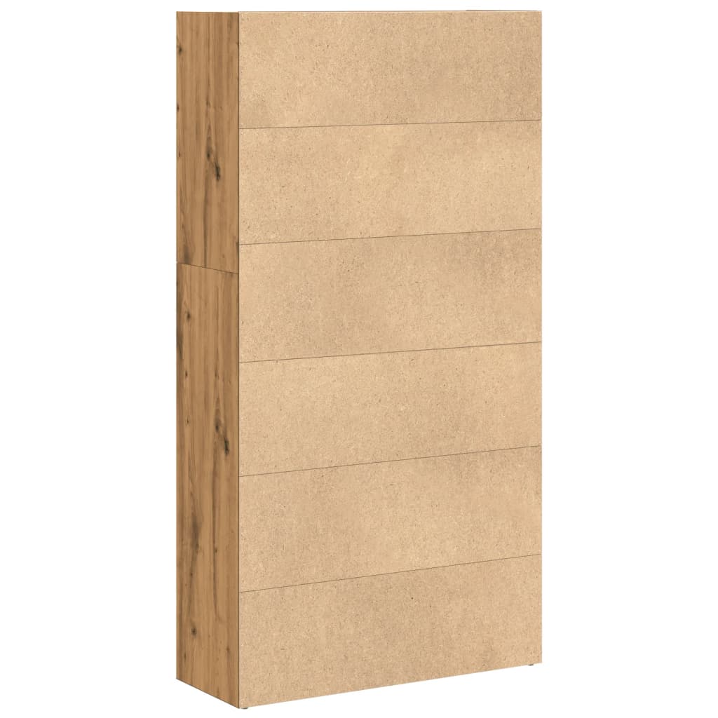 Bookshelf Artisan Oak 80 x 30 x 152 cm Engineered Wood
