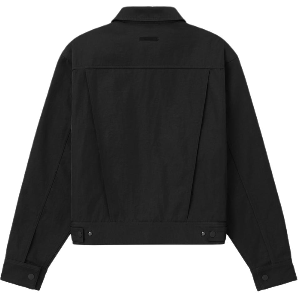 Fear of God Essentials Куртка дальнобойщика Винтажная Черная Мужская Верхняя одежда 202SP264031F