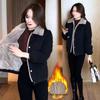 Зимняя куртка для миниатюрных женщин с бархатной отделкой - Модная плотная верхняя одежда 2025