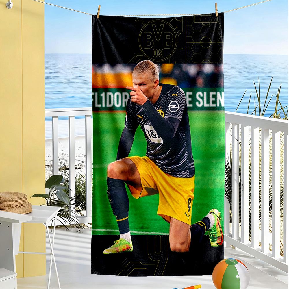 Haaland Beach Towel Super Soft & Absorbent Comfortable Lightweight