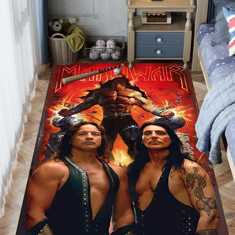 Manowar: Power Glory carpet Suitable for all seasons Home Decor Room Art Doormat