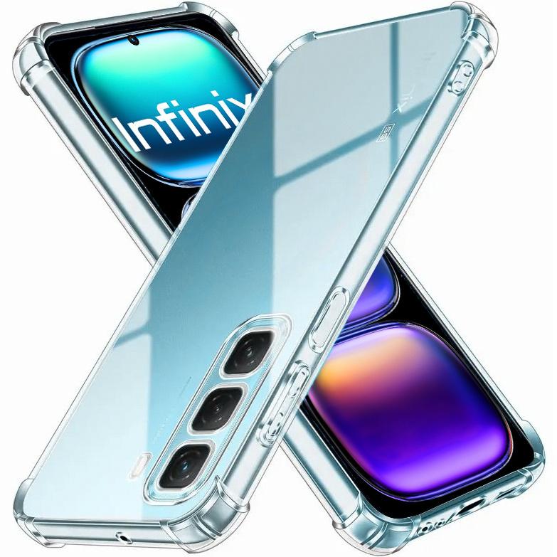 Case for Infinix Hot 50 Pro 4G, Dropproof, Transparent