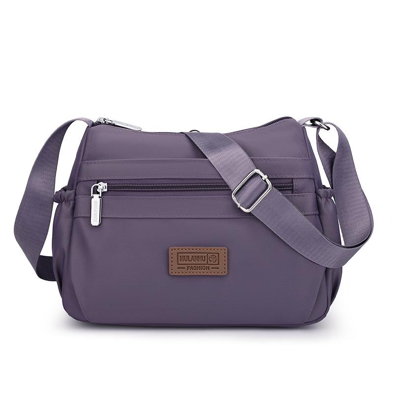 Маленькая квадратная сумка, женская сумка, многослойная, легкая, большая вместимость, сумка через плечо