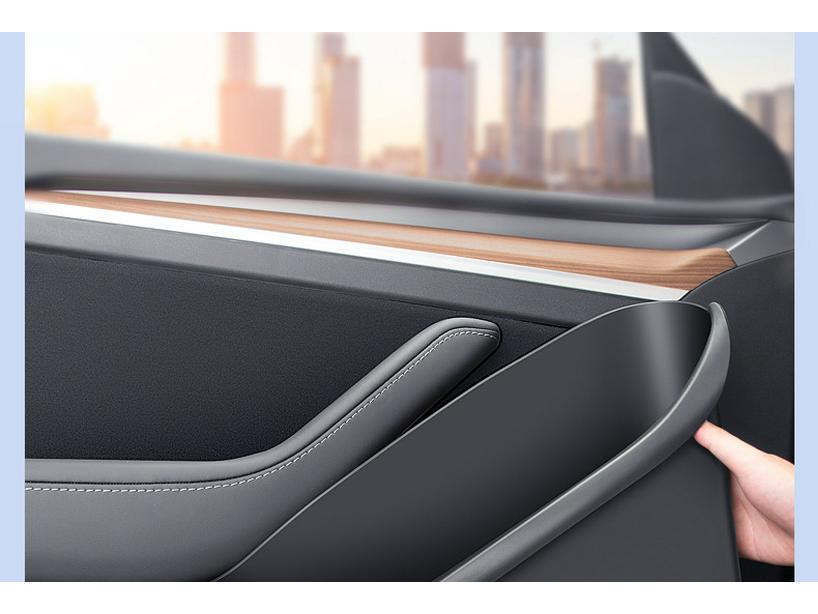 Tesla Model Y/3 Полная оклейка, бокс для хранения в дверном слоте - Аксессуар из ТПЭ