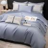 Long Staple Cotton 80 Count Pure Cotton Solid Color Single Duvet Cover Three Piece Set Four Piece Set Solid Color Duvet Cover