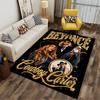 Golden Cowboy Style Carpet Suitable As a Non-slip Mat for the Living Room or Bedroom Sofa