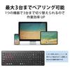 Elecom Клавиатура Bluetooth Pantograph Compact Keyboard совместима с Android Black Windows, Mac, iOS, TK-FBP101BK