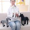 30 см имитация лошади, плюшевые игрушки, милые мягкие игрушки, кукла Зебра, мягкая реалистичная игрушка-лошадь, детский подарок на день рождения