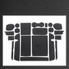 For Zeekr 009 2024 2023 2022 Car Styling Non-Slip Mat Door Groove Pad Rubber Gate Slot Cup Cushion Decoration Auto Accessories