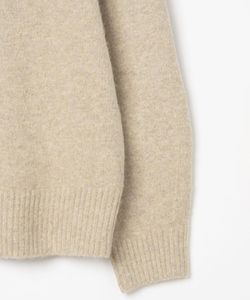 MILLO ARCHIVE Crop Silhouette Knit [Melange Beige] (Type A)