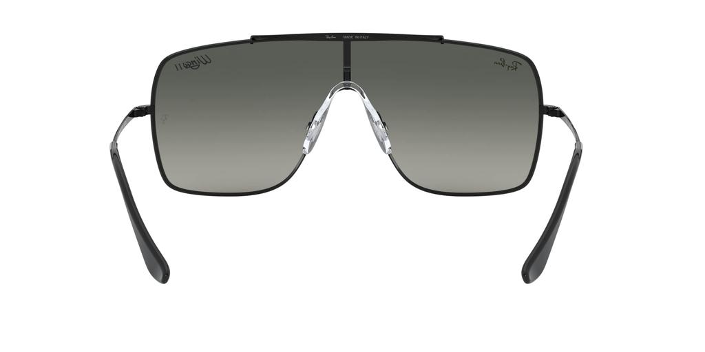 Солнцезащитные очки 0RB3697 WINGS II ЧЕРНЫЕ Японский размер 35 Ray-Ban 002/11 (Свободный размер)