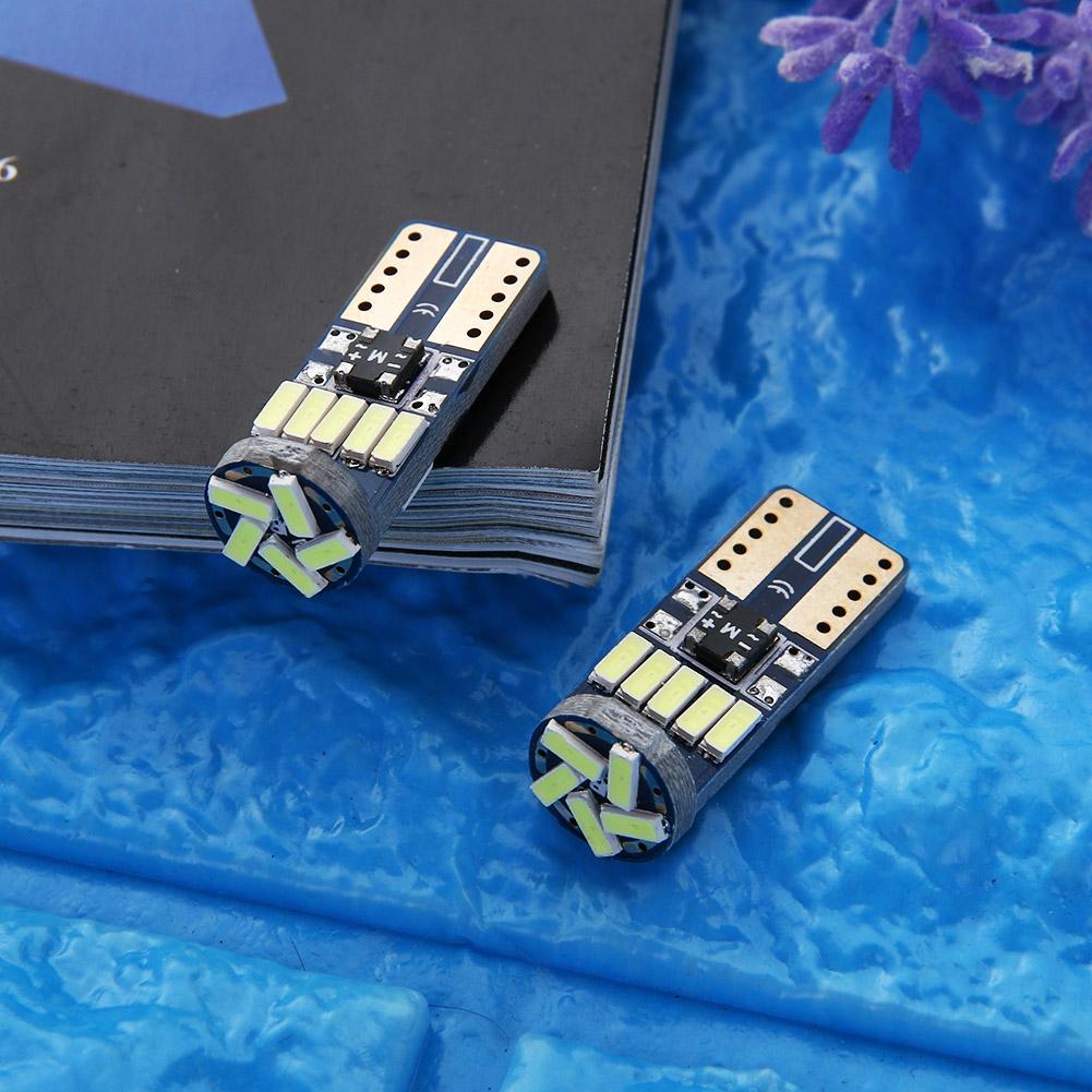 2шт T10 4014 15SMD светодиодные лампы ширины автомобиля Лампы для номерного знака