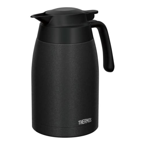 M.T. Torimatsu THERMOS Thermos Washer-Safe Vacuum Insulated ST Pot, 1.5L, Stainless Steel Thermos, TTC-1500 Black